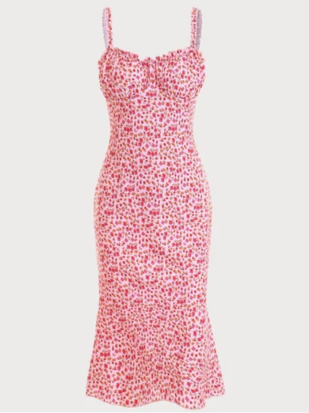 RIHOAS pink floral maxi dress